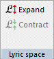 lyric line spacing