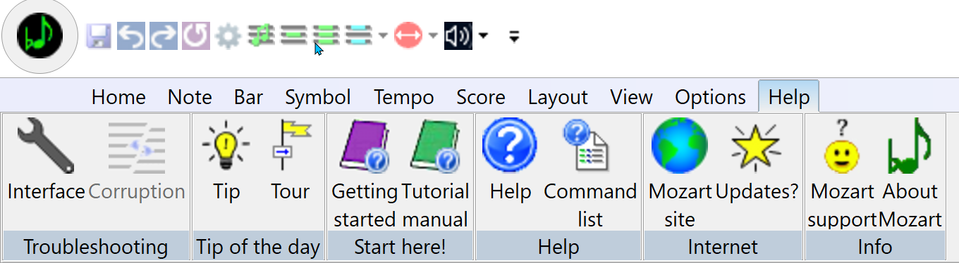 help tab